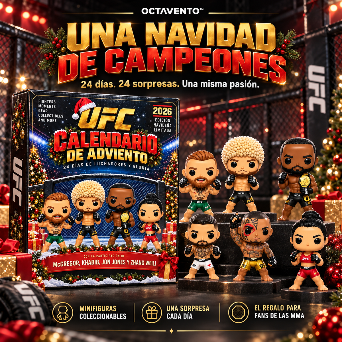 Una Navidad de campeones: calendario Octavento y miniaturas